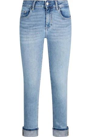 Liu Jo Femme, Jeans, Bleu, Taille: W28 Jean Denim Bleu avec Fermeture Éclair