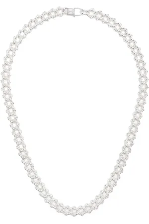 Hatton Labs Homme, Accessoires, Gris, Taille: ONE Size Collier Chaîne avec Fermoir
