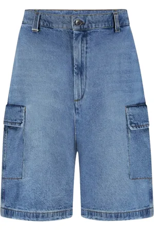 FLÂNEUR Flâneur, Homme, Shorts, Bleu, Taille: M Shorts cargo en denim pour homme
