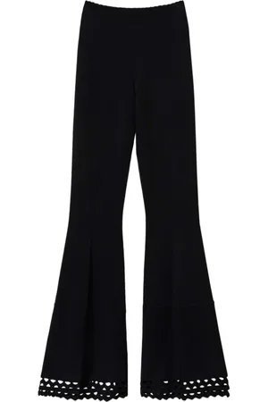 Twin-Set Femme, Pantalons, Noir, Taille: 40 FR Pantalon Élégant Noir