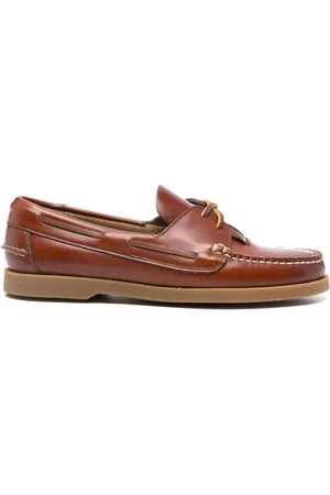 Hereu Femme, Chaussures, Brun, Taille: 40 EU Chaussures en cuir marron à lacets