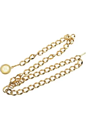 CHANEL Femme, Pre-owned, Jaune, Taille: ONE Size Pre-owned Metal ceintures