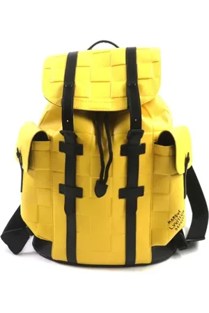 LOUIS VUITTON Homme, Pre-owned, Jaune, Taille: ONE Size Pre-owned Toile sacs-dos