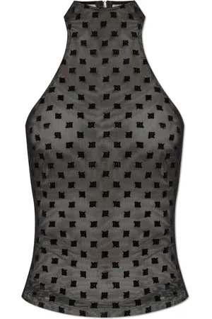 MISBHV Femme, Tops, Noir, Taille: 42 FR Haut sans manches