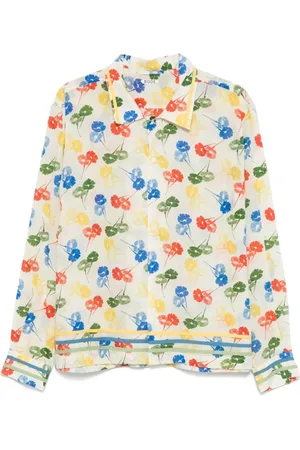BODE Homme, Chemises, Multicolore, Taille: M Chemise à col camp et manches longues