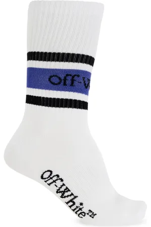 OFF-WHITE Homme, Sous-vêtements, Blanc, Taille: M Chaussettes en coton avec logo