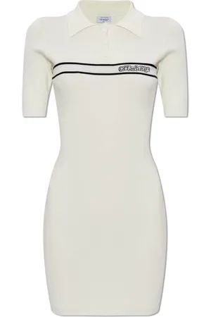 OFF-WHITE Femme, Robes, , Taille: 36 FR Robe avec logo brodé