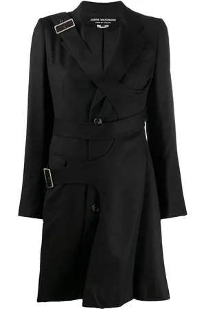 JUNYA WATANABE Femme, Manteaux, Noir, Taille: 38 FR Manteau à boucle
