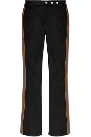 MISBHV Femme, Pantalons, Noir, Taille: 42 FR Pantalon à jambes évasées