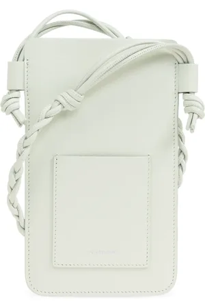 Jil Sander Femme, Accessoires, Vert, Taille: ONE Size Étui de téléphone en cuir