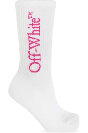 OFF-WHITE Femme, Sous-vêtements, Blanc, Taille: S Chaussettes avec Logo