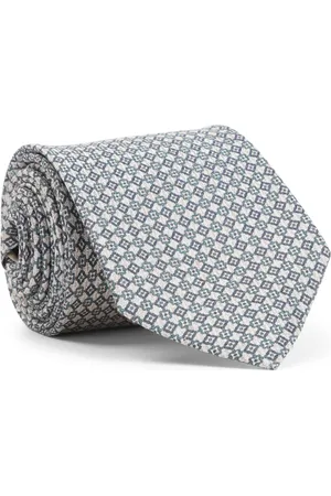 BRIONI Homme, Accessoires, Bleu, Taille: ONE Size Cravate en Soie Bleu Marine