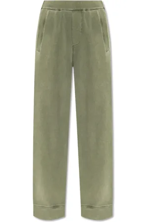 Dsquared2 Femme, Pantalons, Vert, Taille: 34 FR Pantalon de survêtement à jambes larges