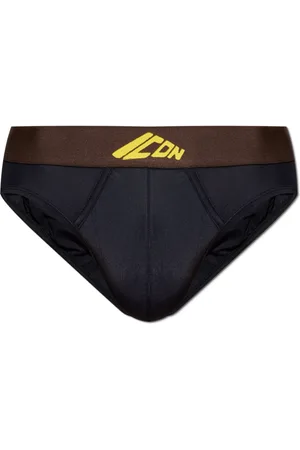 Dsquared2 Homme, Sous-vêtements, Noir, Taille: XL Logo Briefs