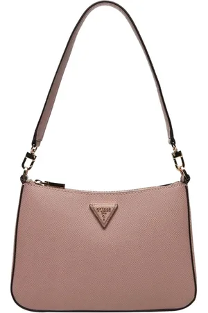 Guess Femme, Sacs, Rose, Taille: ONE Size Sac à main rose élégant avec détails dorés