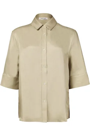 ANINE BING Femme, Blouses et Chemises, , Taille: 40 FR Chemise oversize en lin à manches courtes