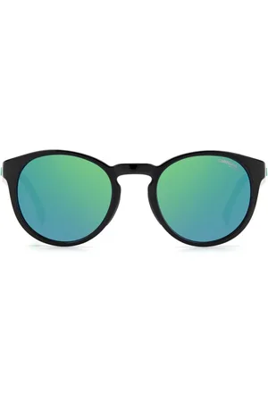 Carrera Homme, Accessoires, Noir, Taille: ONE Size Lunettes de soleil rondes en acétate avec des verres de haute qualité