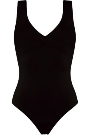 ERES Femme, Maillots de bain, Noir, Taille: 42 FR Maillot de bain une pièce avec décolleté en V et larges bretelles
