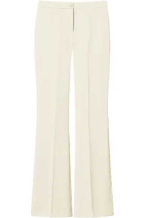 Twin-Set Femme, Pantalons, , Taille: 38 FR Pantalon Flare Crêpe Vanille