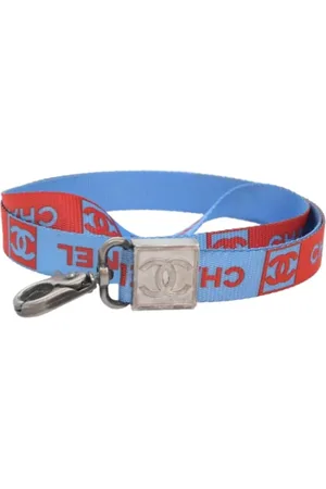 CHANEL Unisex, Pre-owned, Bleu, Taille: ONE Size Pre-owned Toile accessoires-de-bureau