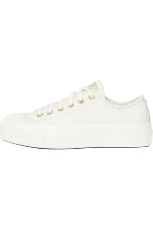 Converse Femme, Chaussures, Blanc, Taille: 39 EU Baskets Plateforme Or Chuck Taylor All Star