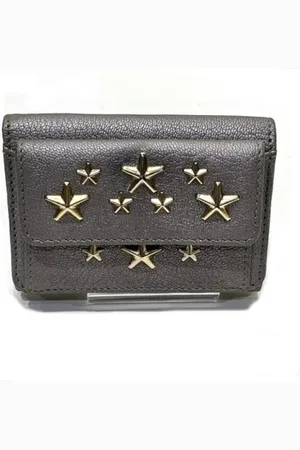 Jimmy Choo Femme, Pre-owned, Gris, Taille: ONE Size Pre-owned Cuir petite-maroquinerie