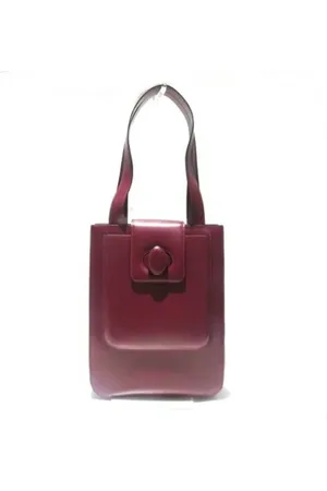 Cartier Femme, Pre-owned, Rouge, Taille: ONE Size Pre-owned Cuir sacs-ports-paule