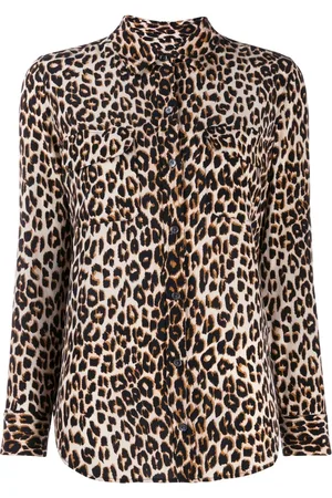 Equipment Femme, Blouses et Chemises, Brun, Taille: 36 FR Chemise Signature en Soie