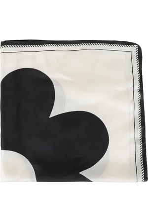 Marni Femme, Accessoires, Blanc, Taille: ONE Size Écharpe Bicolore
