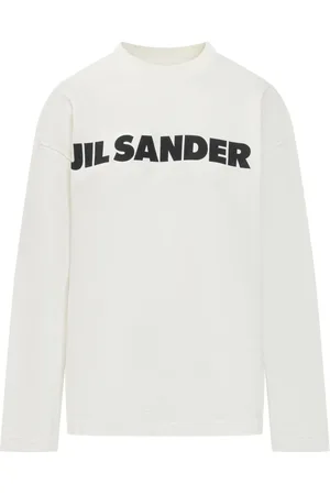 Jil Sander Femme, Tops, Blanc, Taille: 36 FR T-Shirt Décontracté en Coton