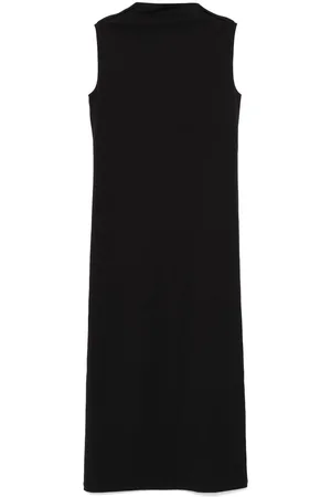 Armarium Femme, Robes, Noir, Taille: 38 FR Robe Noire Sans Manches avec Détail Torsadé