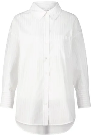 ANINE BING Femme, Blouses et Chemises, Blanc, Taille: 38 FR Chemise en coton avec élégance intemporelle