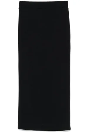 Armarium Femme, Jupes, Noir, Taille: 38 FR Jupe Noire à Taille Élastique