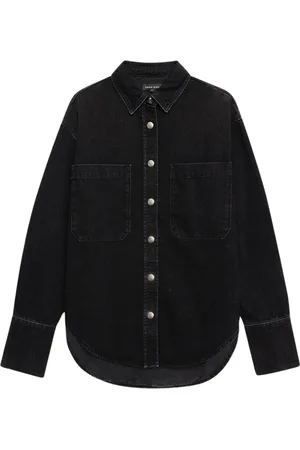 ANINE BING Femme, Blouses et Chemises, Noir, Taille: 40 FR Chemise Oversize Dante Noire