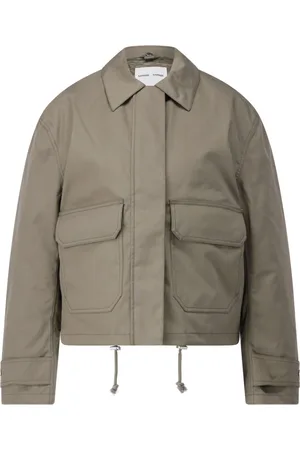 Samsøe Samsøe Femme, Vestes, Vert, Taille: 38 FR Veste matelassée avec insert amovible