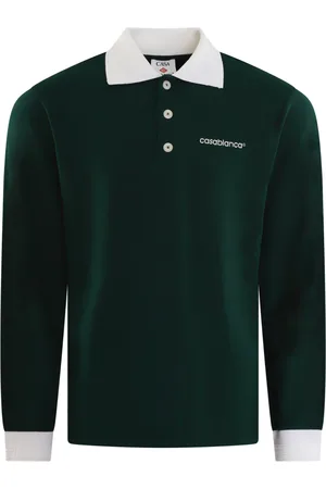 Casablanca Homme, Tops, Vert, Taille: L Polo en Viscose