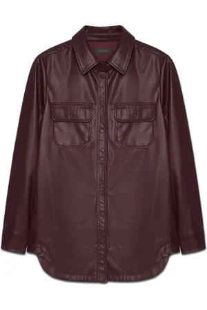 Elena Miro Femme, Blouses et Chemises, Rouge, Taille: 42 FR Chemise oversize