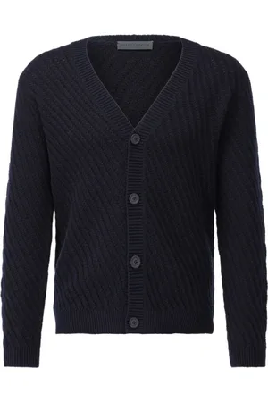 Iris von Arnim Homme, Pulls, Bleu, Taille: XL Cardigan Désert en Cachemire