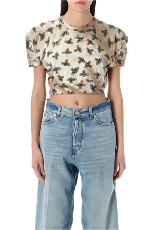 Vivienne Westwood Femme, Blouses et Chemises, Multicolore, Taille: 38 FR Haut de football court Orbit