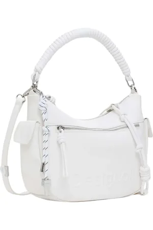 Desigual Femme, Sacs, Blanc, Taille: ONE Size Collection Sacs Moyens Femme Printemps/Été