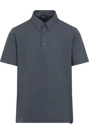 BRIONI Homme, Tops, Gris, Taille: L Polo bouteille vert foncé