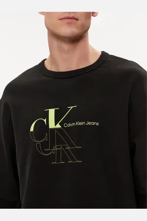 Calvin Klein Homme, Sweatshirts et sweats à capuche, Noir, Taille: L Sweat Élégant