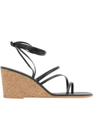 Ancient Greek Sandals Femme, Chaussures, Noir, Taille: 39 EU Sandales compensées noires avec lacets