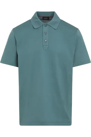 BRIONI Homme, Tops, Bleu, Taille: M Polo émeraude