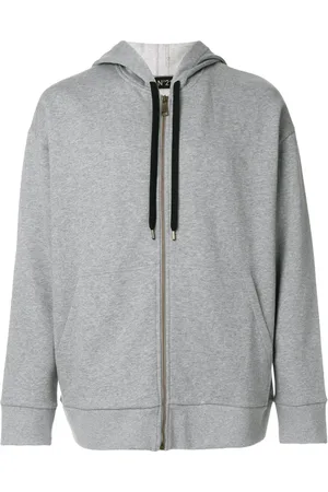 Nº21 Homme, Sweatshirts et sweats à capuche, Gris, Taille: S Sweat Gris avec Style Moderne