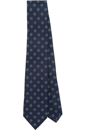 BARBA Homme, Accessoires, Bleu, Taille: ONE Size Cravate classique pour un look élégant