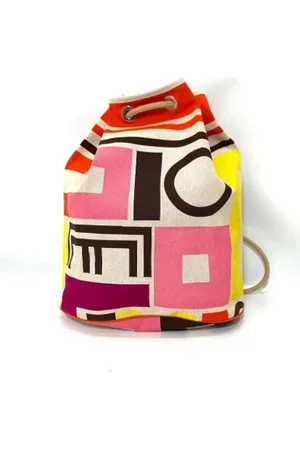 Hermès Femme, Pre-owned, Multicolore, Taille: ONE Size Pre-owned Toile sacs-dos