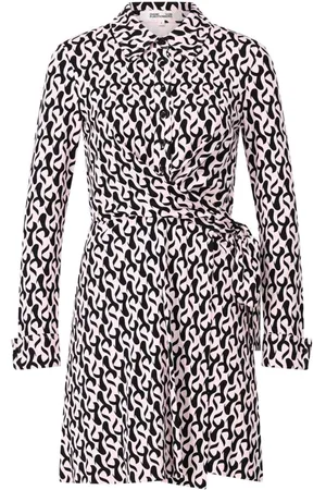 Diane von Furstenberg Femme, Robes, Rose, Taille: 42 FR Robe Élégante à Motif Abstrait