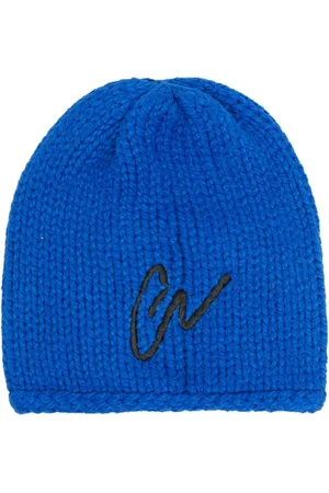 GREG LAUREN Homme, Accessoires, Bleu, Taille: ONE Size Bonnet Beanie Bleu pour Homme
