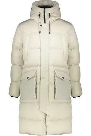 HERNO Homme, Manteaux, Blanc, Taille: L Veste Imperméable à Capuche en Duvet